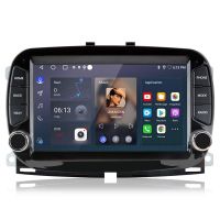junsun autoradio 7 android fiat 500 carplay android auto gps bluetooth