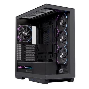 Caja PC Einarex Zenith Z1K RGB E-ATX Doble Cristal Templado 4 Ventiladores RGB USB-C