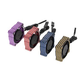 Ventilador de alta velocidad 25000rpm Motor universal de 30*30mm enfriamiento de Esc Aleación de aluminio 3010 Ventilado
