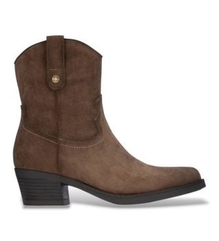 Refresh para mujer. 17614404-TAUPE Botines 176144 marrón claro (40), 5 a 8cm, Cremallera, Casual