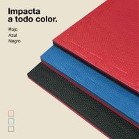 jowy tatami puzzle 1x1m 2cm  goma eva reversible azulrojo o negrogris  modelo t  esterilla artes marciales fitness y suelo tatami japones