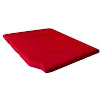 colchon para mercedes vito w639 con muebles - 8cm de grosor con hr 30kgm3 y 3cm de viscoelastica - rojo