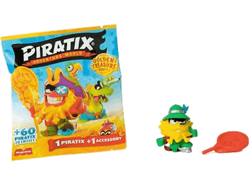 Figura - Magicbox Piratix Golden Treasure, 1 Pack, aleatoria