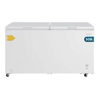 cecotec congelador horizontal 508l doble puerta bolero coolmarket chest duo 508m white e ultracontact d-cool ruedas easymove