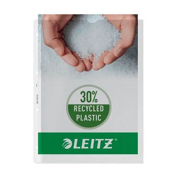 Leitz premium funda transparente A4 4 agujeros 130 micras (100 unidades)