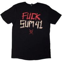 sum 41 tops y camisetas tour 24 fuck para hombre
