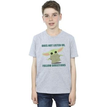 Disney Tops y Camisetas The Mandalorian Does Not Listen para niño