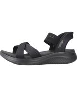 de skechers sandalias mujer modelo slip - ins ultra flex 3 0 color negro bbk