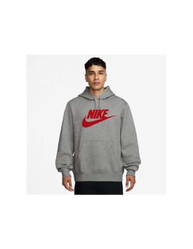 Sudadera Nike Sportswear Club Fleece Hombre Gris