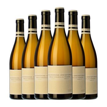 Els Vinyerons Vino Blanco Lluerna Blanc Penedès Crianza 75 Cl 12% Vol. (pack De 6 Unidades)