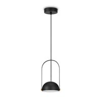 led-lampara colgante paci negro