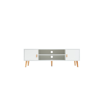 Mueble Para Televisión Moderno Con 2 Puertas Y Almacenamiento