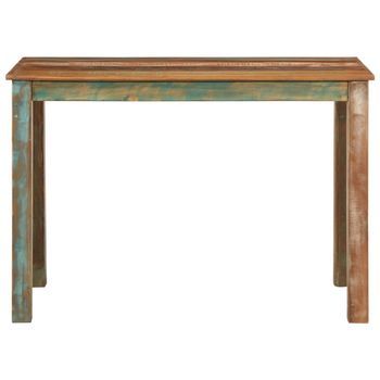 Mesa De Comedor | Mesa De Cena Madera Maciza Reciclada 110x55x76 Cm