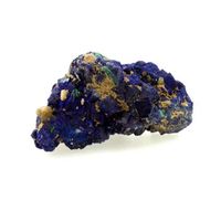 azurita - pierre natural de francia chessy -les -mines - propiedades de cristal multicolor curacion y meditacion  9867 ct - certificado de