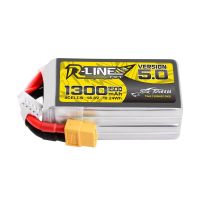 bateria lipo tattu r-line version 50 148v 1300mah 150c 4s xt60 para dron rc