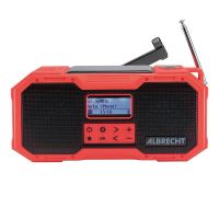 radio albrecht dr 112 dab fm 5w usb tipo c negrorojo