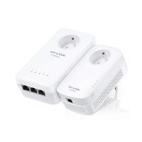 adaptador de red powerline tp-link av1300 kit 2 unidades wi-fi 5 gigabit