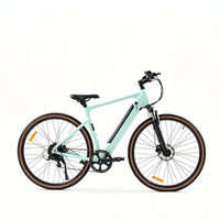 bicicleta electrica yangor h700 700c con sensor de par 36 v 104 ah 7 velocidades azul