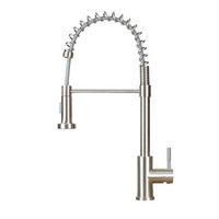 nettlife grifo de cocina con rociador extraible mezclador de cocina con cano giratorio mezclador de alta presion con 2 tipos de chorros niquel
