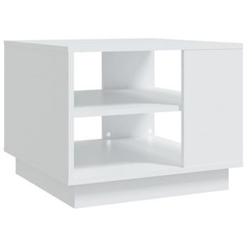 Mesa De Centro 55x55x43 Cm Madera - Blanco