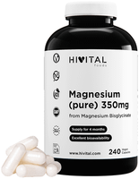 hivital bisglicinato de magnesio 350mg 240 capsulas veganas