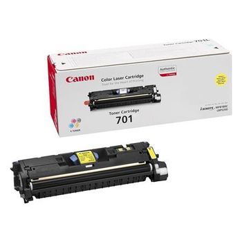 Canon 701 Yellow Original Low Capacity Laser Toner Cartridge