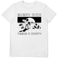 dessins animes camiseta manga larga every rick para mujer