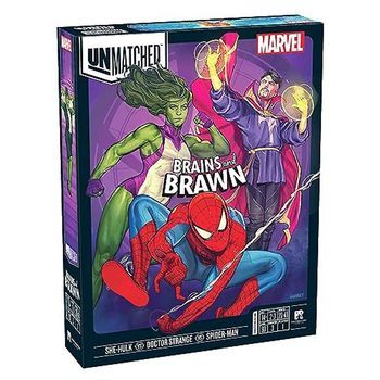 Restoration Games Unmatched Marvel Brains & Brawn Game For Two To Three Players