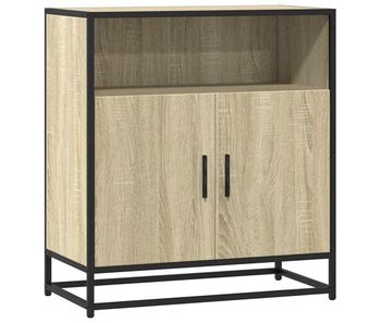 Aparador - mueble de almacenamiento madera ingeniería roble sonoma 68x35x76 cm es4606