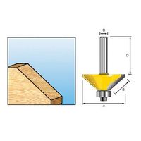 fresa biseradora roda 45l - makita - d-09488