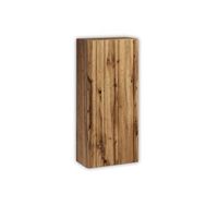armario alto solmira roble natural en mdf e pet