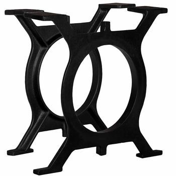 Patas De Mesa De Comedor En O Hierro Fundido 2 Unidades Vidaxl