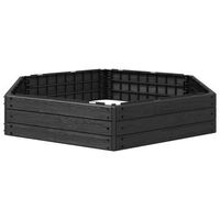 cama elevada negro 148 x 129 x 25 cm pp vidaxl