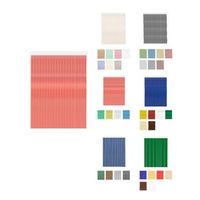 jardin202 - cortinas de exterior impermeables r cortinas antimoscas para terrazas y porche  140 x 240 cm diana - rojo cristal  140 x 240 cm diana - rojo cristaljardin202