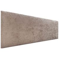dhome cabecero de lana natural 145x60cm para camas 140135 - marron