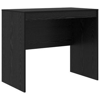 Escritorio | Mesa De Trabajo Roble Negro 90 X 50 X 76 Cm