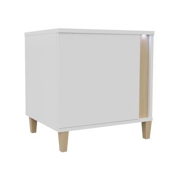 Mesilla De Noche Livseri 112, Número De Puertas: 1, Aglomerado Laminado, 50x52x40cm