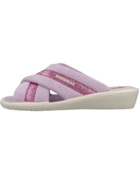 de NORDIKAS ZAPATILLAS HOGAR MUJER MODELO TOP LINE COLOR VIOLETA LILA