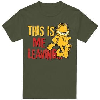 Garfield Camiseta Leaving para hombre