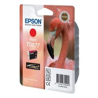 epson t0877 cartucho rojo original
