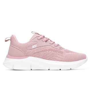 Xti para mujer. 14517004-NUDE Zapatillas 145170 rosa (38), Plano, Cordones, Casual, Deportivo, Poliéster