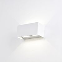 aplique led de exterior davos double 3000k 4x6w
