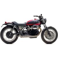 sistema de escape moto guzzi serie grossa mass hot rod 2-2