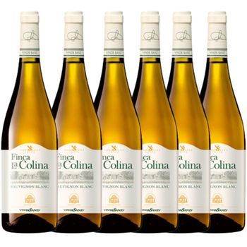 Vinos Sanz - Finca La Colina Sauvignon Blanc - Vino Blanco - Pack 6 Botellas 75 Cl - 13% Vol.