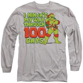 Teenage Mutant Ninja Turtles Camiseta manga larga I Ninja'd My Way Through 100 Days para hombre