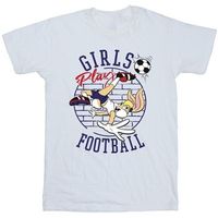 dessins animes camiseta girls play football para hombre