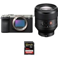 A7C II Silver + FE 85mm f/1.4 GM + 1 SanDisk 64GB Extreme PRO UHS-II SDXC 300 MB/s + PDF MCZ DIRECT