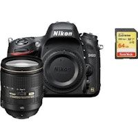 nikon d610  af-s 24-120mm f4g ed vr  tarjeta sd de 64gb
