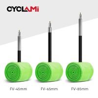 cyclami material tpu tubo interior de bicicleta ultraligero 700c 18 32 neumatico de bicicleta de montana de carretera 45 65 mm de longitud herramientas de reparacion de neumaticos de valvula francesa