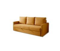sofa cama alta gama 3 plazas eden amarillo